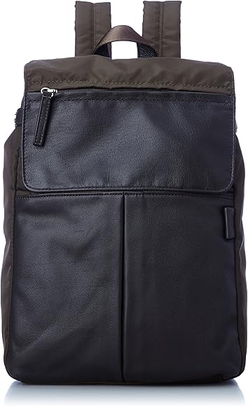 Amazon.co.jp: [イザック] ナイロン×牛革コンビシリーズ リュック
